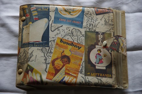 Vintage schallplattenalbum mit - schallplattenalbum,