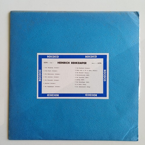 12 lp heinrich - vg+/vg, 12"