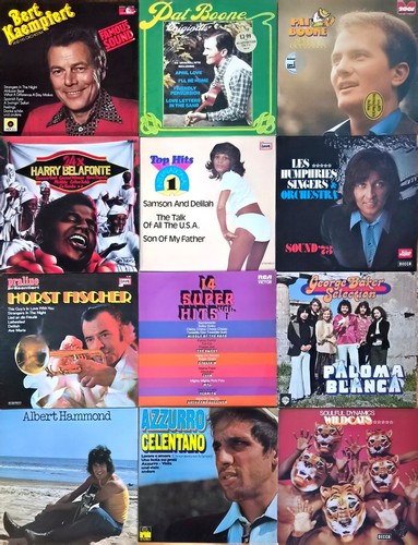 Vinyl schallplatten - 12,